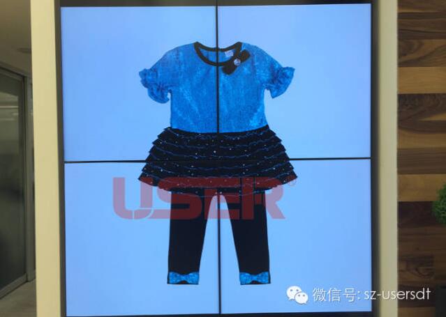 優(yōu)色專(zhuān)顯高清液晶拼接屏進(jìn)軍服裝業(yè)！